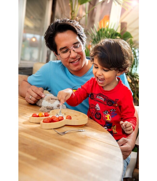Zilverstad Bamboebord met Bestek Nijntje