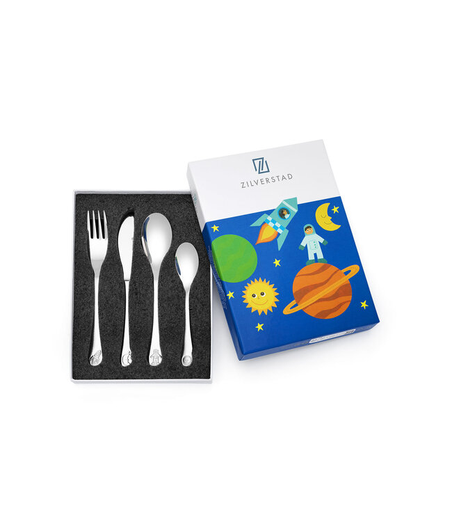 Zilverstad 4-piece Children's Cutlery Space Stainless Steel
