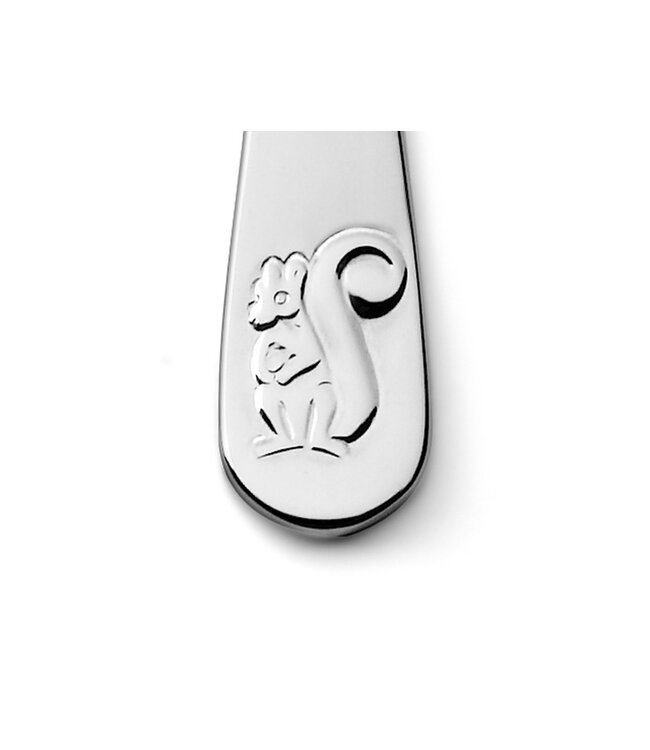 Zilverstad  Kinderbesteck Waldbewohner 4-teilig Edelstahl