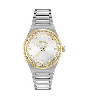 Boss Boss Dames horloge Staal Zilver Goud van kleur MAE 30mm