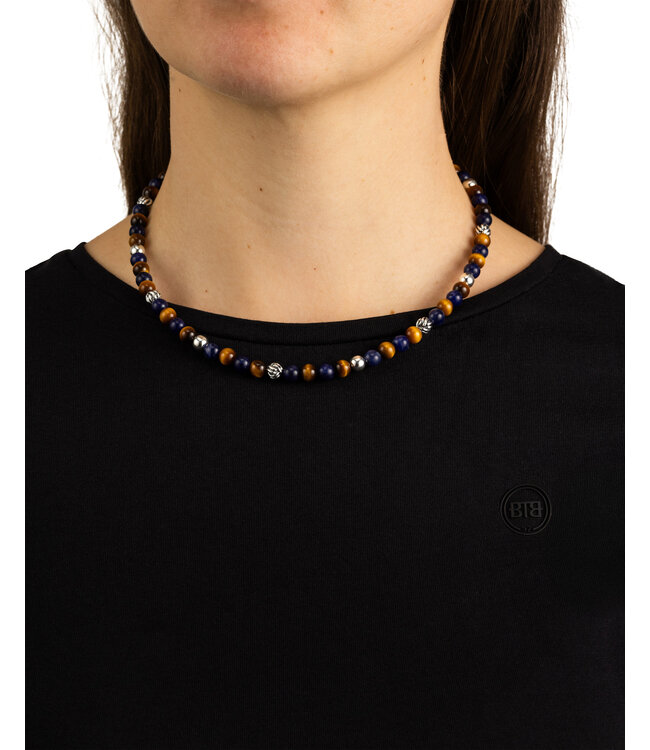 Buddha to Buddha Buddha to Buddha 45cm - Spirit Kraal Mini Ketting Mix Sodalite Tiger Eye Zilver