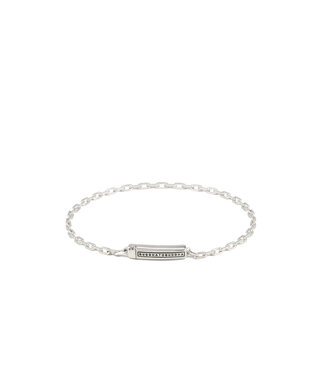Permanent Armband Glied Silber