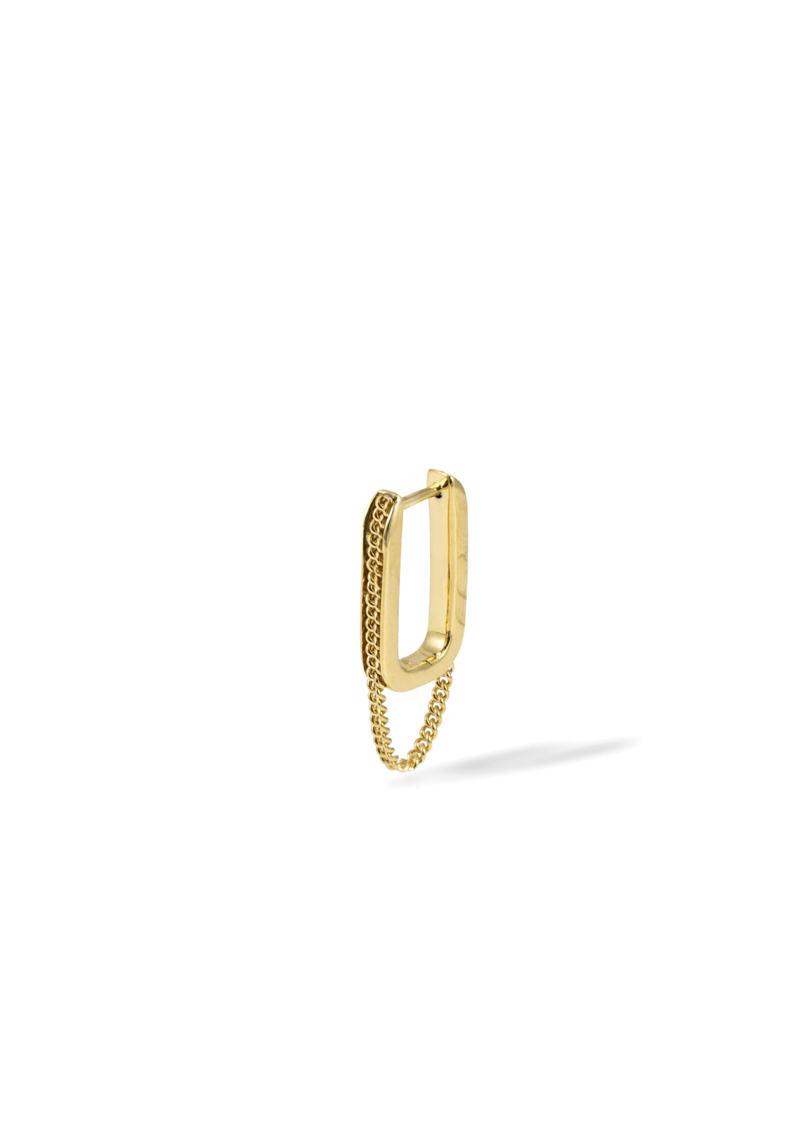 Buddha to Buddha Buddha to Buddha Essential Hoop Chainlink Oorbel Per Stuk