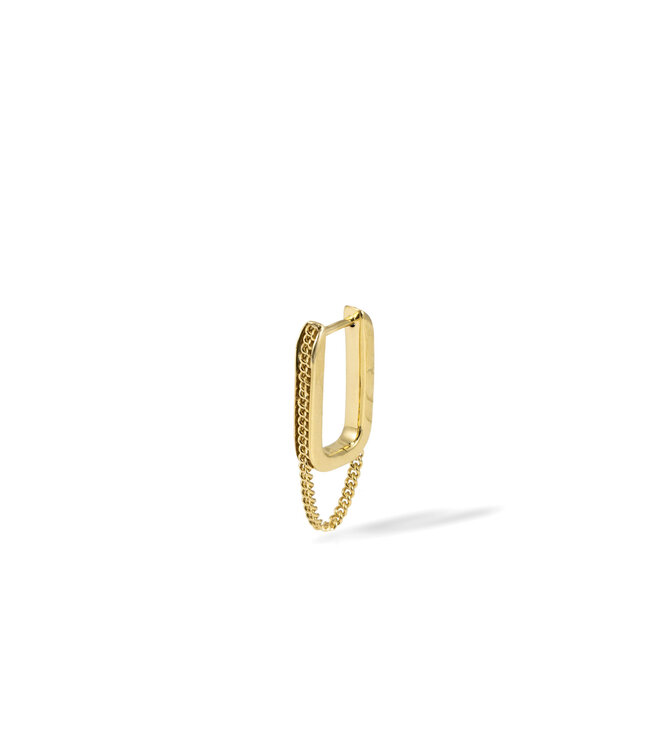 Buddha to Buddha Essential Hoop Chainlink Zilver Single Piece