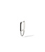 Buddha to Buddha Essential Hoop Chainlink Zilver Single Piece