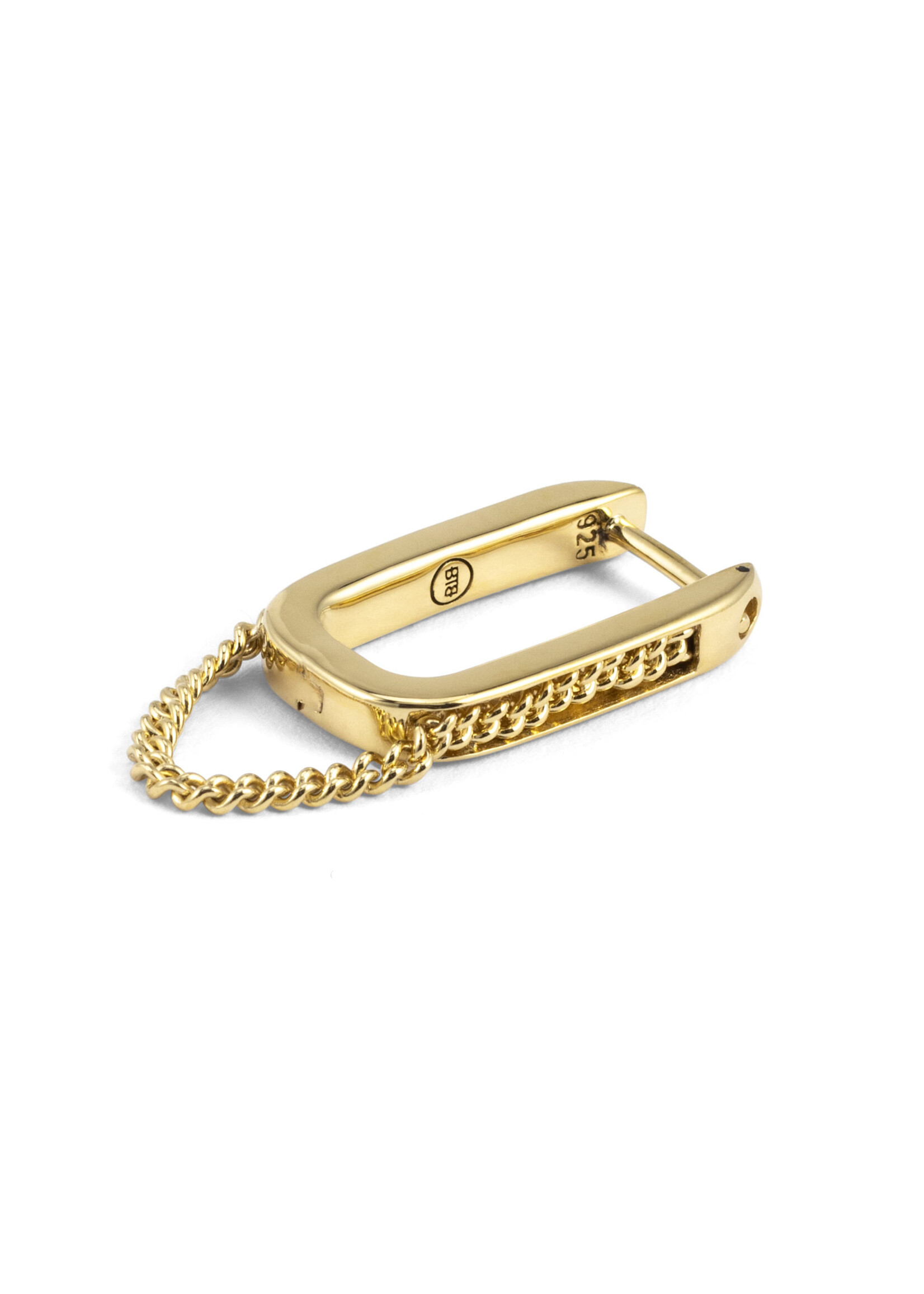 Buddha to Buddha Buddha to Buddha Essential Hoop Chainlink Oorbel Per Stuk