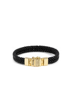 Buddha to Buddha Barbara Leren Armband Zwart
