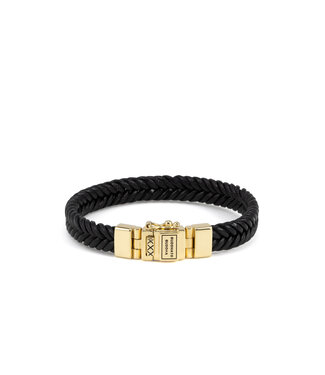 Buddha to Buddha Barbara Leer Armband Zwart