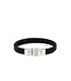 Buddha to Buddha Barbara Leren Armband Zwart