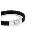 Buddha to Buddha Barbara Leren Armband Zwart