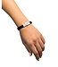 Buddha to Buddha Barbara Leren Armband Zwart