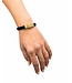 Buddha to Buddha Barbara Leren Armband Zwart