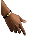 Buddha to Buddha Barbara Leren Armband Zwart