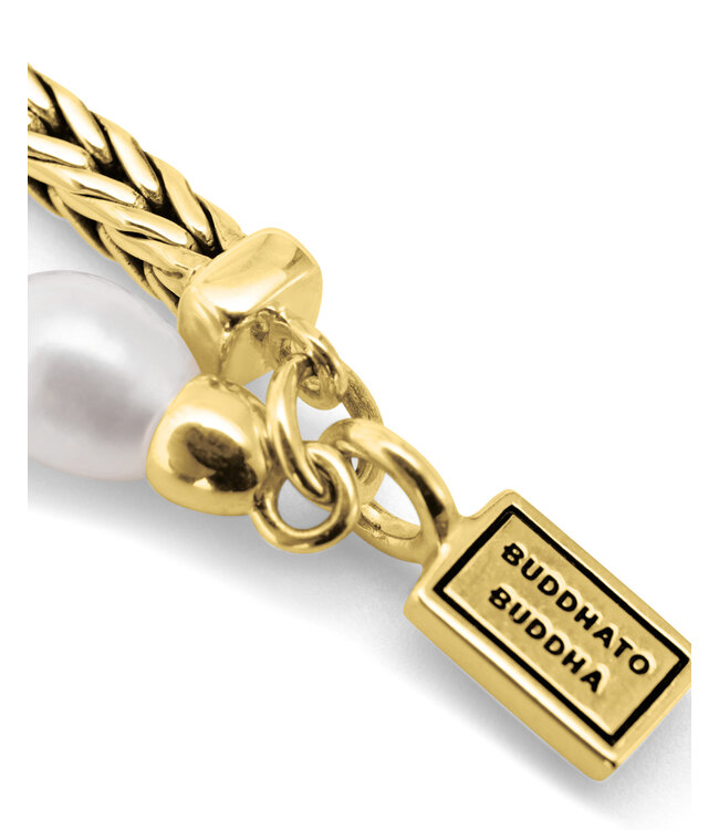 Buddha to Buddha Barbara Mini Perle Armband Gold Vergoldet