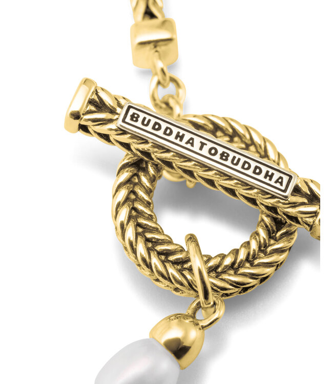 Buddha to Buddha Exclusive Barbara Mini Pearl Bracelet 925 Sterling Silver – Free Engraving