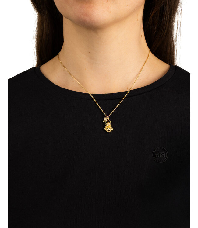 Buddha XS Hanger Verguld Zilver