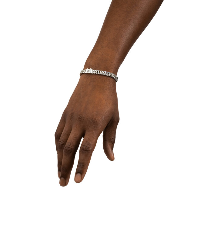 Buddha to Buddha Schakel Mini Armband Zilver