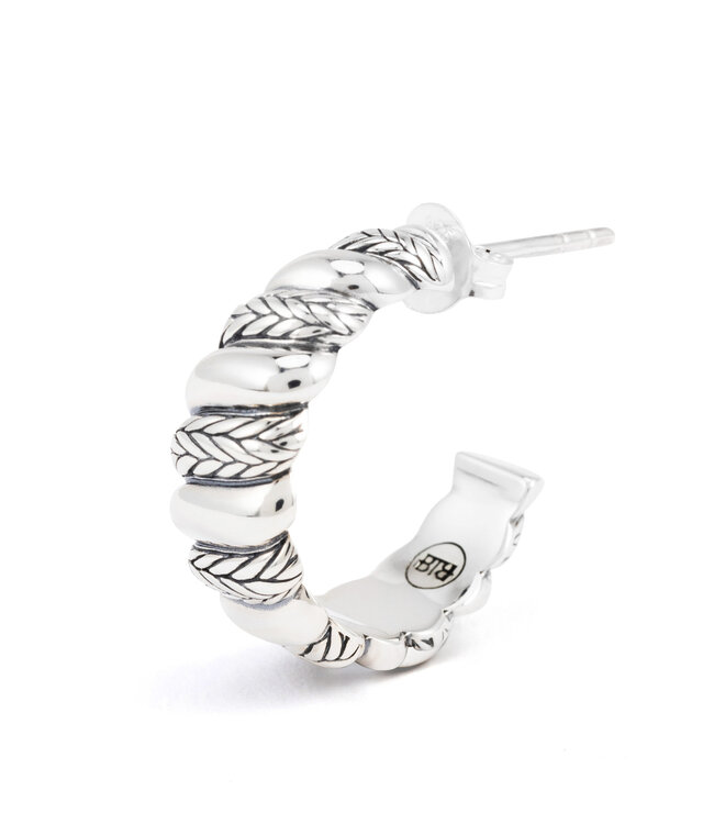 Buddha to Buddha Ellen Earrings Spiral Silver Set