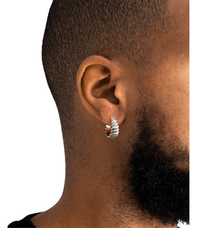 Buddha to Buddha Ellen Oorbellen Spiral Zilver Set