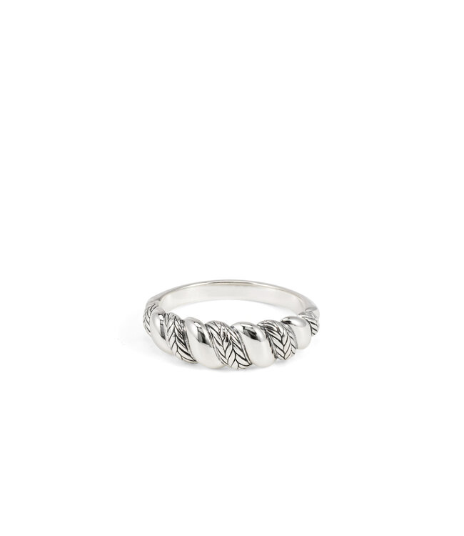 Ellen Ring Spiraal Gradient Zilver