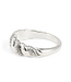 Buddha to Buddha Ellen Ring Spiral Gradient Silver