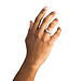 Ellen Ring Spiraal Gradient Zilver