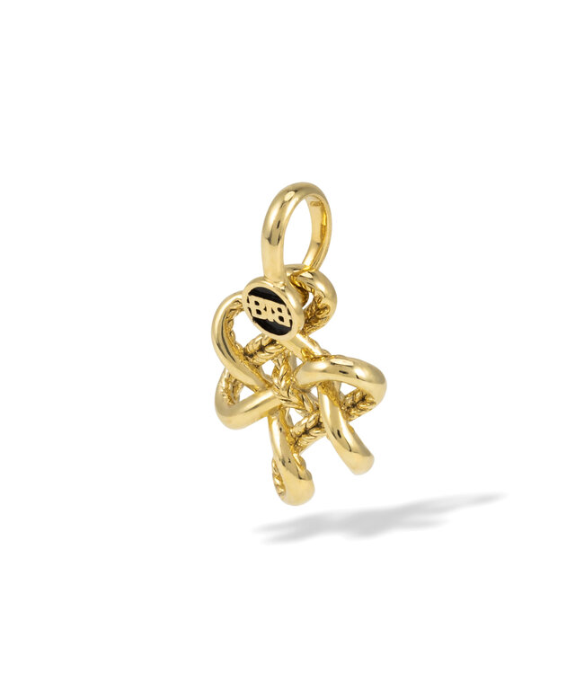 Buddha to Buddha Buddha to Buddha Endless Knot XS Hanger Goud Verguld
