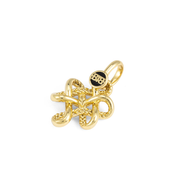 Buddha to Buddha Endless Knot XS Hanger Verguld Zilver