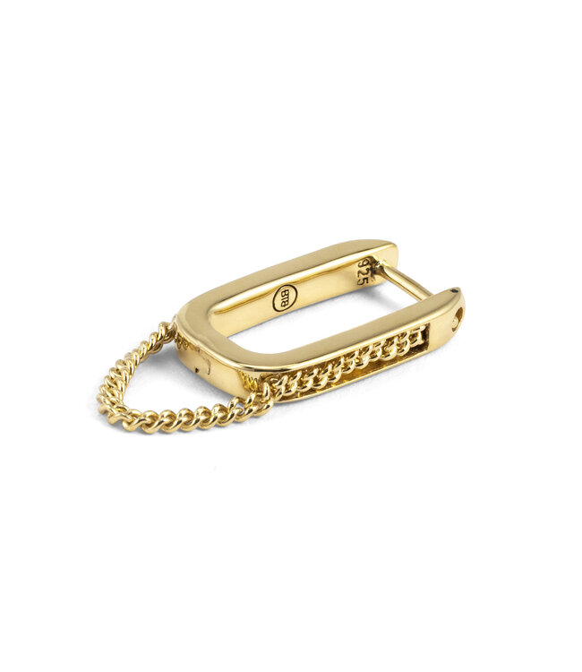 Buddha to Buddha Essential Hoop Chainlink Zilver Single Piece