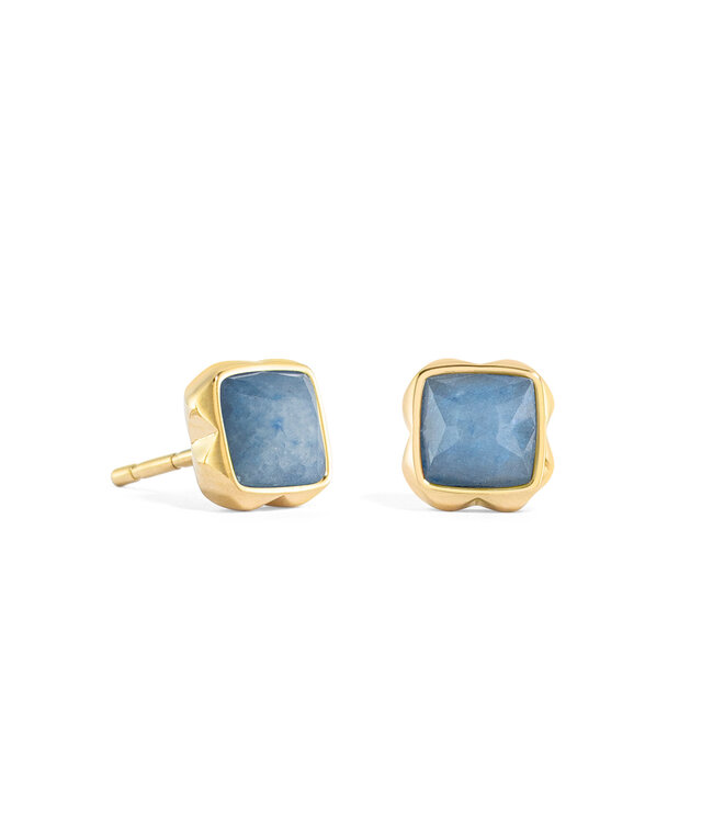 Coeur de Lion Earrings with stickpin Blue 1301/21-0700