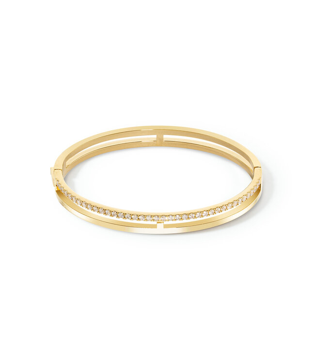 Coeur de Lion Bangle Crystal-Goudkleurig 0136/32-1816