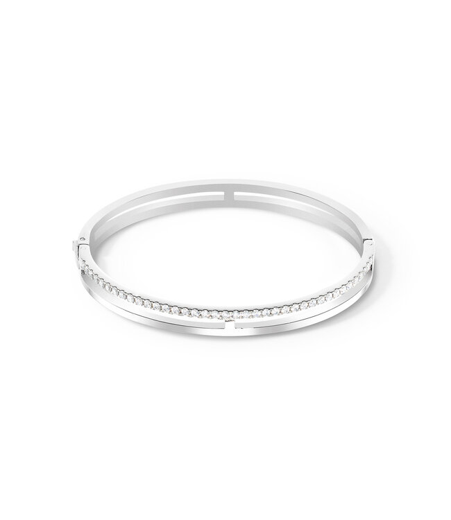 Coeur de Lion Bangle Crystal-Silver 0136/32-1817