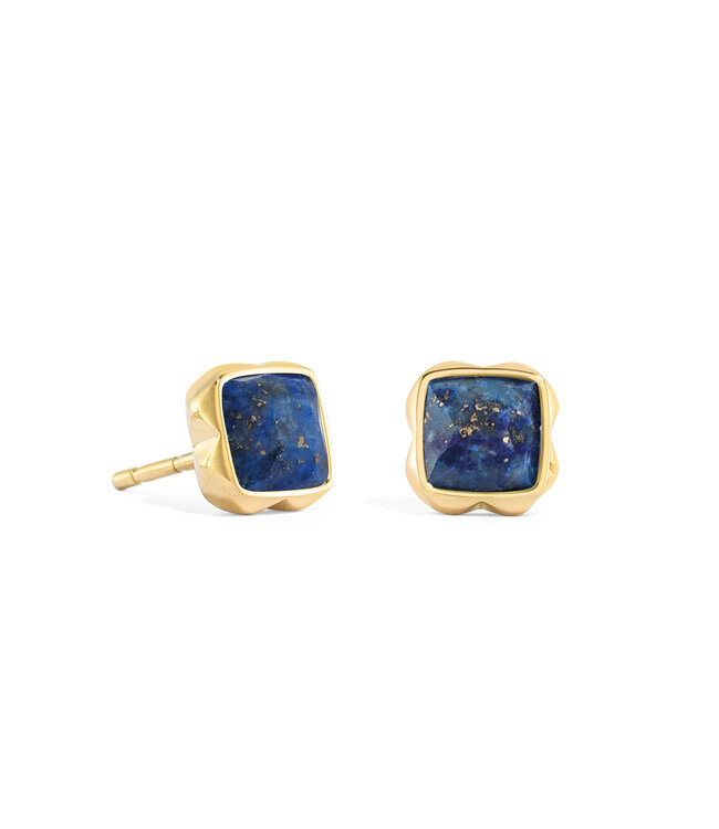 Coeur de Lion Earrings with stickpin Dark Blue 1301/21-0721