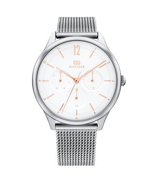 Tommy Hilfiger TH1782456 Horloge Dames Staal Band Milanees Zilverkleurig 38mm