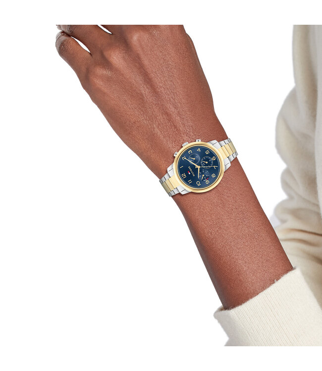 Tommy Hilfiger TH1782524 Horloge Dames Staal Bi-color Schakelband 38mm