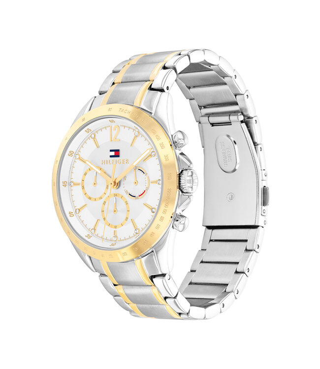 Tommy Hilfiger TH1782555 Horloge Dames Staal Bi-color Schakelband 40mm
