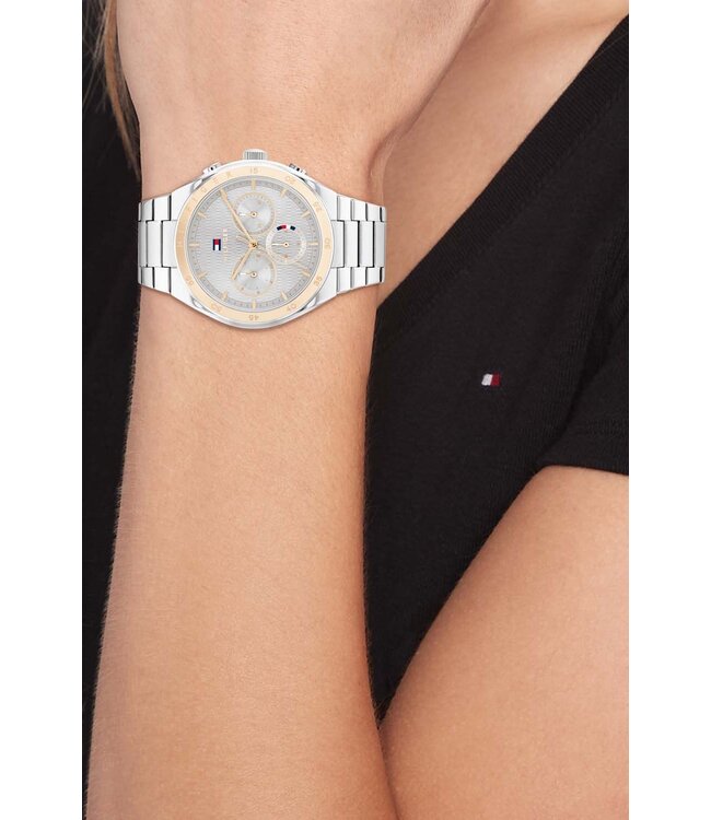 Tommy Hilfiger Tommy Hilfiger TH1782574 Horloge Dames Zilverkleurig 38mm
