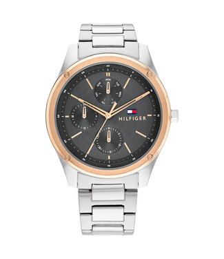 Tommy Hilfiger Tommy Hilfiger TH1710541 Horloge Heren Zilverkleurig 43mm
