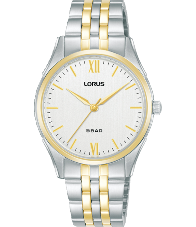 Lorus Horloge Dames Bicolour Bracelet Wit 50M Wr