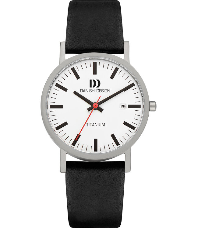 Danish Design Rhine White Black Date Medium - IQ24Q199