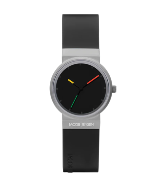 Jacob Jensen Minimalistische Damenuhr aus Titan mit Saphirglas  650