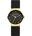 Jacob Jensen Minimalistische Uhr mit schwarzem Silikonarmband - 165