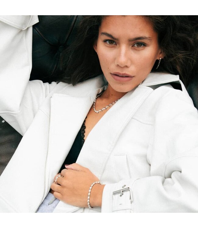 Buddha to Buddha Buddha to Buddha Refined Batul Armband Zilver