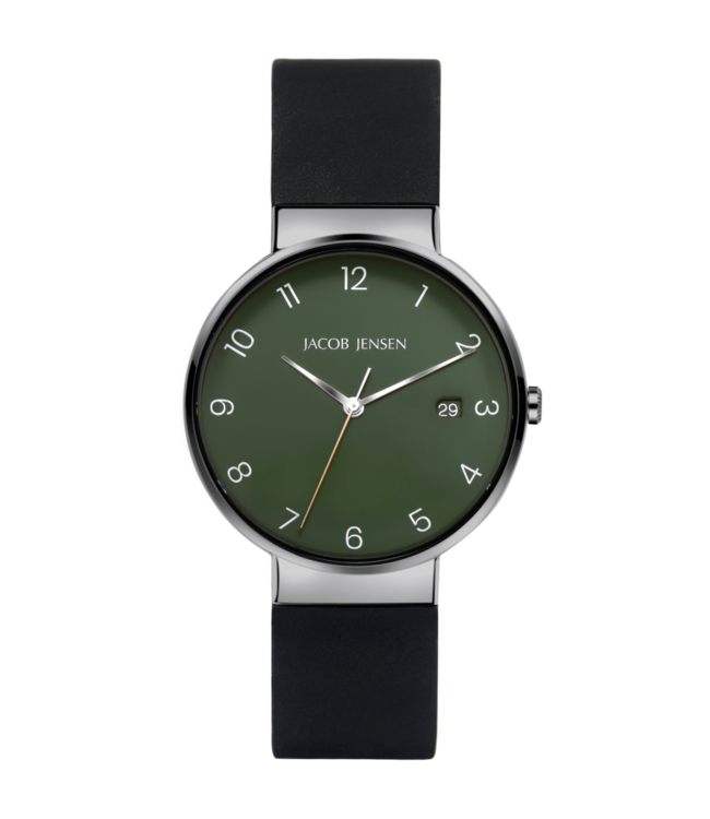Jacob Jensen Jacob Jensen Timeless Nordic Classic JJ184 Herrenarmbanduhr 37 mm Titan