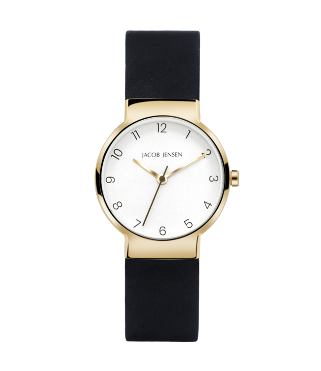 Jacob Jensen Jacob Jensen Titanium Sapphire Timeless Nordic 196 – 29 mm Titan Uhr