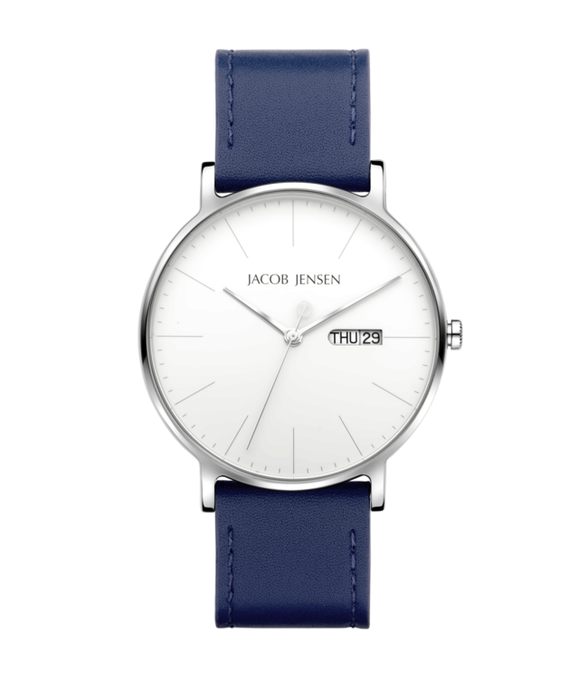 Jacob Jensen Jacob Jensen Titanium Sapphire Timeless Nordic Contemporary 163 – 40 mm Titan Herrenuhr