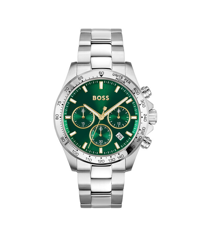 Boss Heren Staal Zilverkleurig Hero 43mm