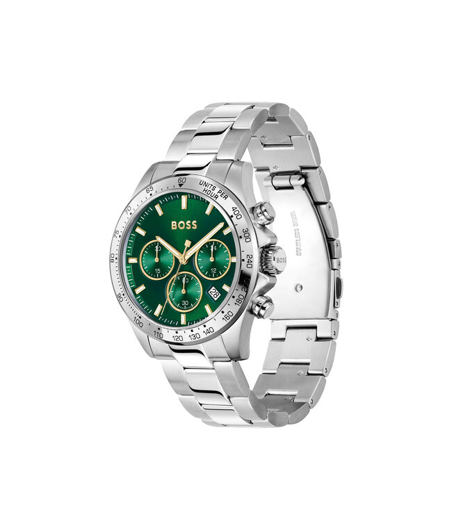 Boss Heren Staal Zilverkleurig Hero 43mm
