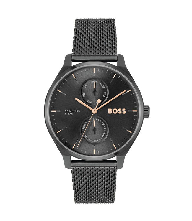 Boss Heren Ml Zwart Tyler 43mm