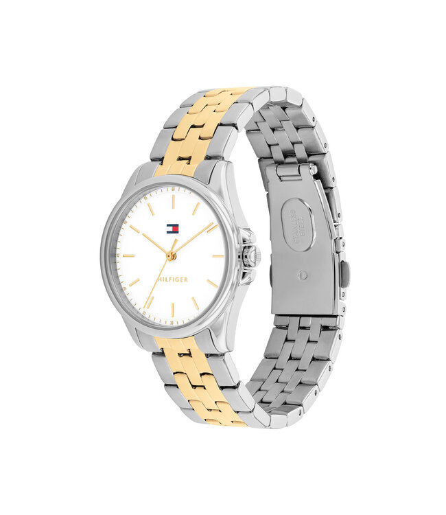 Tommy Hilfiger Jade Dames Staal Tweekleurig Wi 30mm